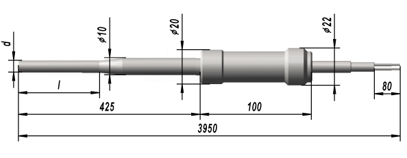 Термопреобразователи сопротивления платиновые ТСП 0505
